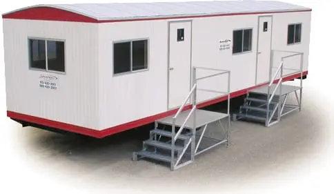 Jobsite office trailers