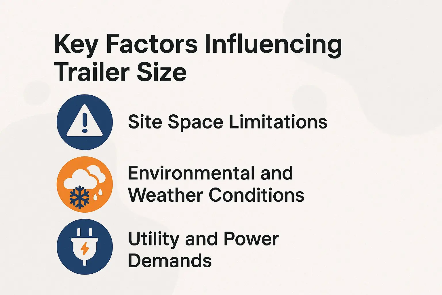 Key Factors Influencing Trailer Size Key Factors Influencing Trailer Size