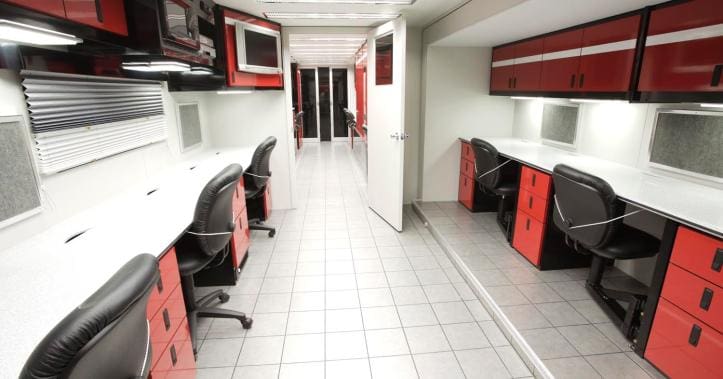 Used Office Trailers - Interior